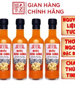 [combo 4 Chai] Nước Mắm Gừng Tỏi ớt 300g – Làng Chài Xưa