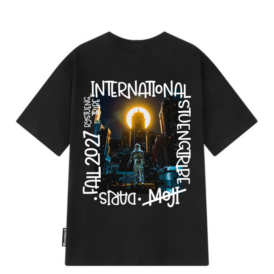 áo Thun Tay Lỡ Form Rộng Oversized Moji Astro – Monster X Street