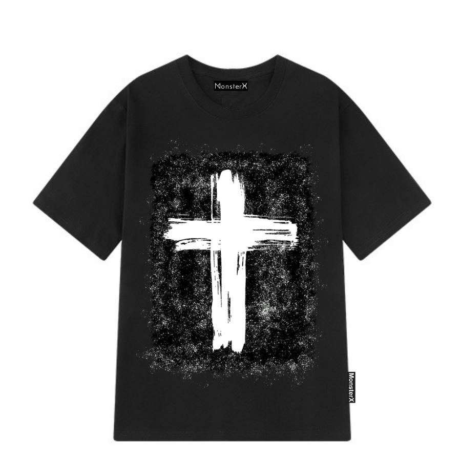 áo Thun Tay Lỡ Form Oversized Thánh Giá – Monster X Street