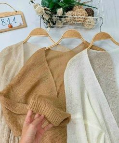 áo Khoác Cardigan Nữ Len Mỏng – Vanass