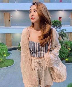 áo Khoác Cardigan Nữ Len Mỏng – Vanass