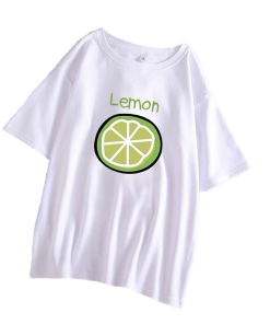 áo Thun Tay Lỡ Unisex Lemon – Pg Fashion
