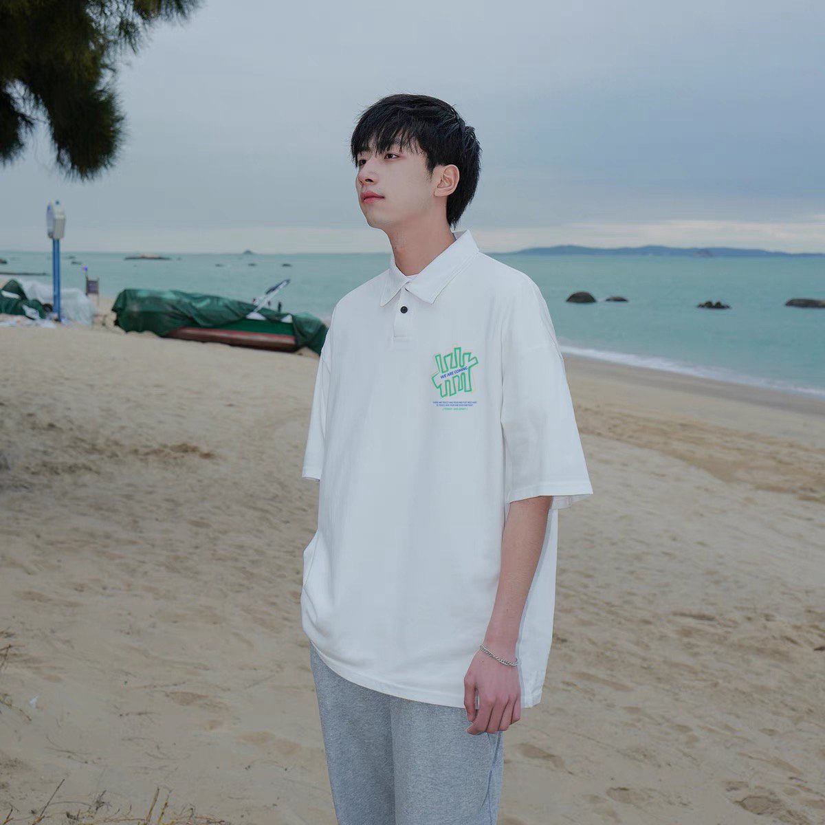 áo Thun Polo Form Rộng Augestine – Phong Boutique