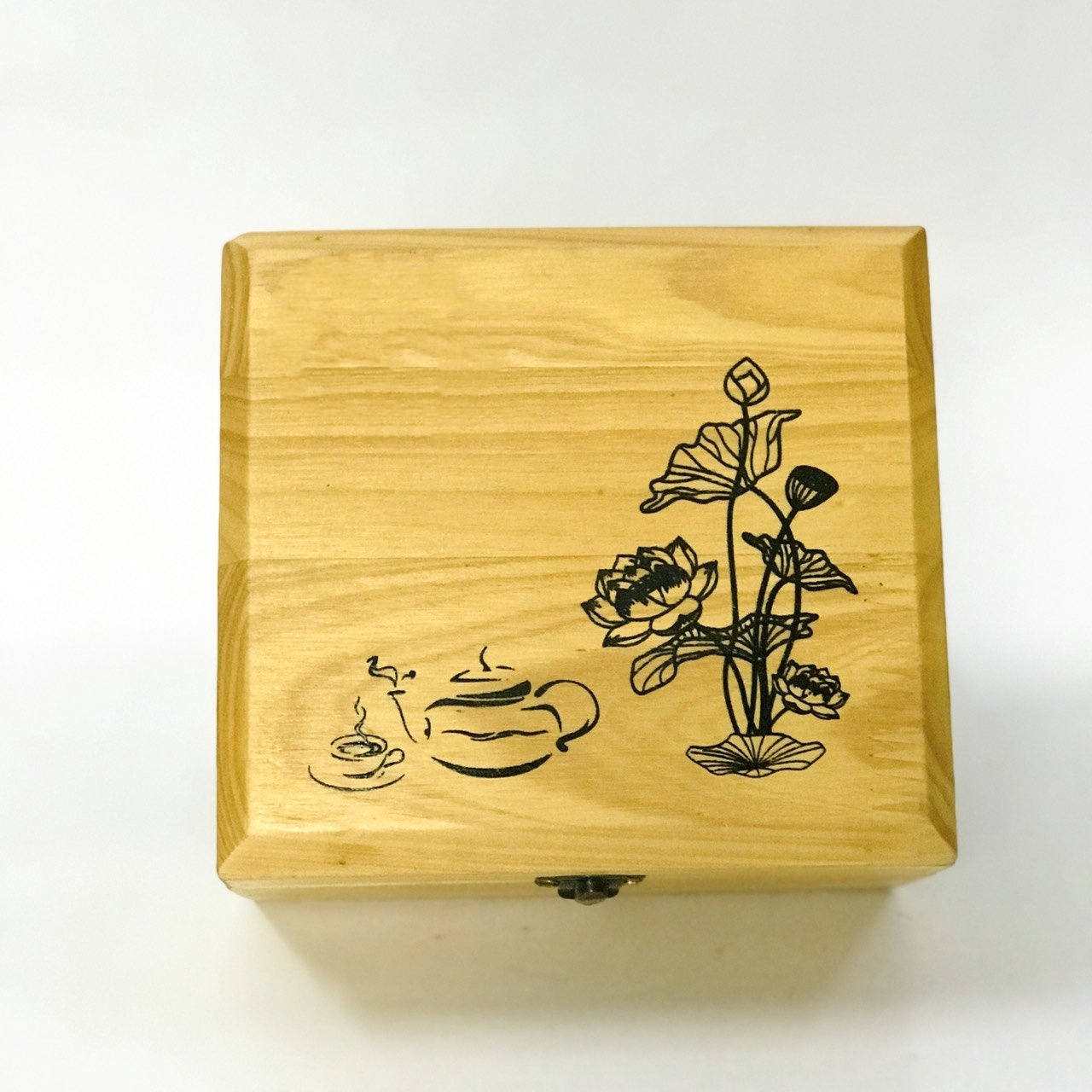 Hộp đựng Trà Bằng Gỗ – Sương Mai