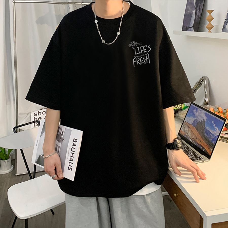 áo Thun Tay Lỡ Form Rộng Life Fresh – Phong Boutique