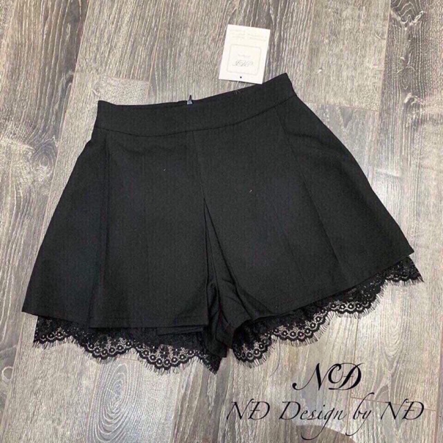 Quần Váy Phối Ren Thời Trang – Chipxinhxk