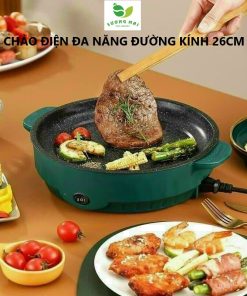 Chảo điện đa Năng đường Kính 26cm, Chiên Rán Tiện Lợi – Juneng