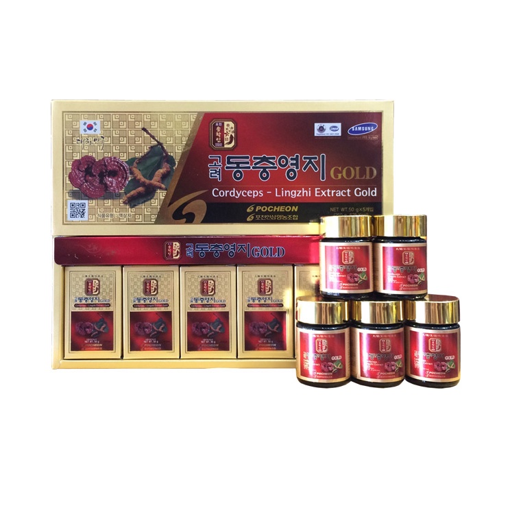 Hộp 5 Lọ Cao Linh Chi Và đông Trùng Hạ Thảo 50g – Ginseng House
