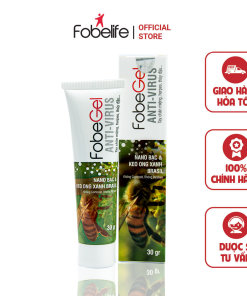 Gel Bôi Tái Tạo Da, Thủy đậu, Zona Do Virus Gây Nên Fobe Gel Anti Virus 30g – Fobelife