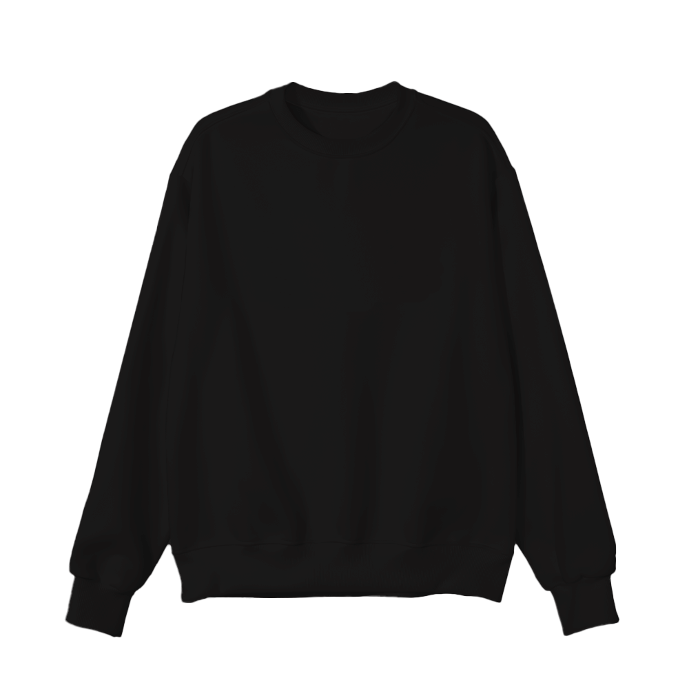 áo Sweater Nỉ Bông Cotton Trơn Basic Form Rộng – Monster X Street