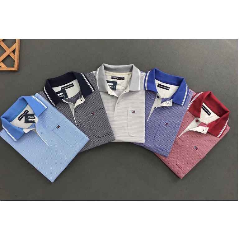 áo Thun Kẻ Sọc Tôm Túi Cotton Cao Cấp – Thời Trang Hc