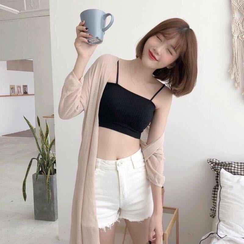 áo Bra Hai Dây Lửng Có đệm – Diepchi Fashion