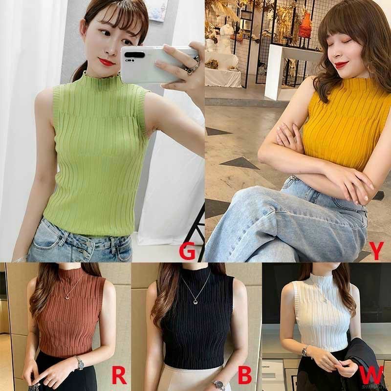 áo Gân Sát Nách Cổ Lọ – Lê Phương Boutique