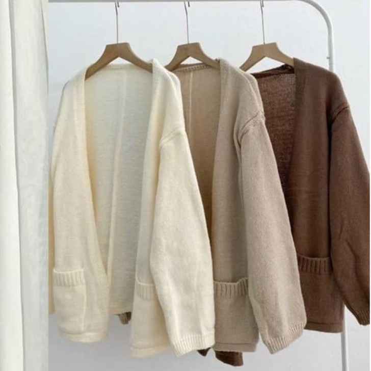 áo Len Cardigan 2 Túi Dáng Dài – Chipxinhxk