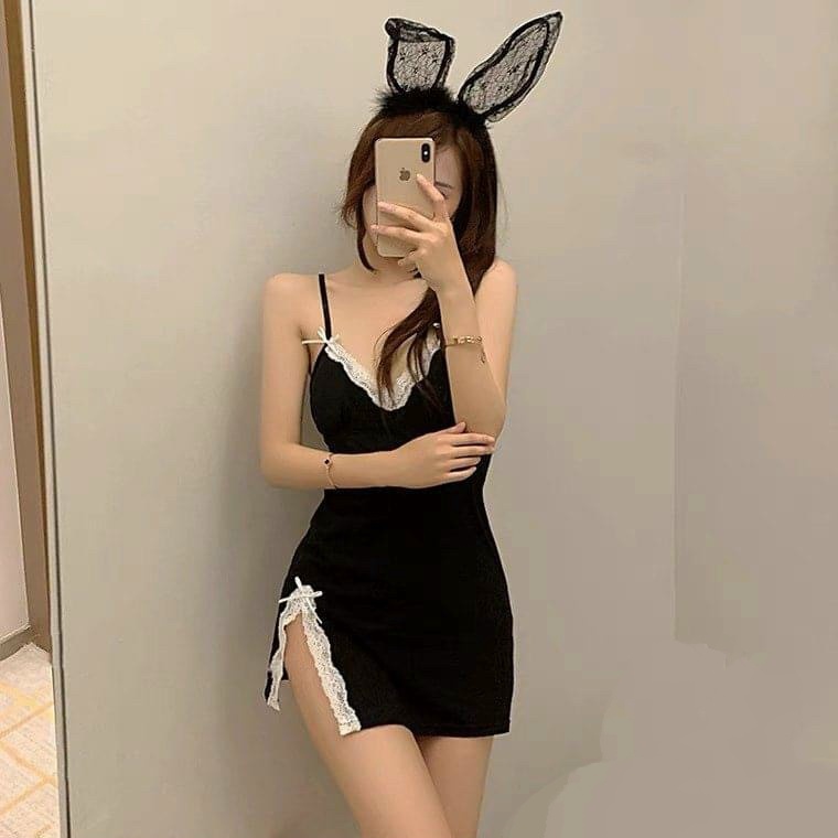 đầm Ngủ Gân Kèm Chíp – Lê Phương Boutique