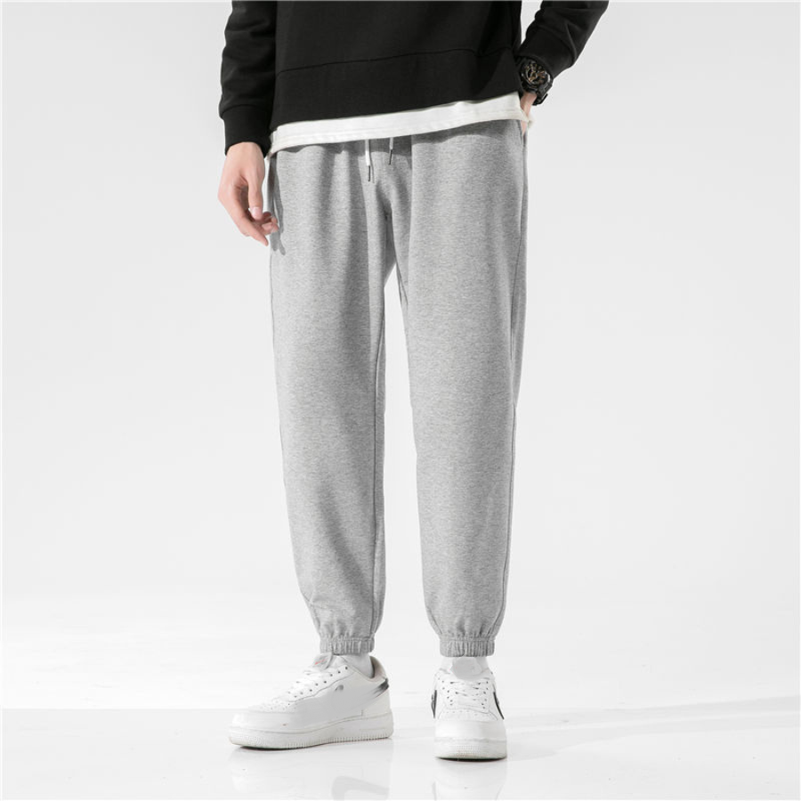Quần Jogger Nỉ Trơn Basic – Phong Boutique