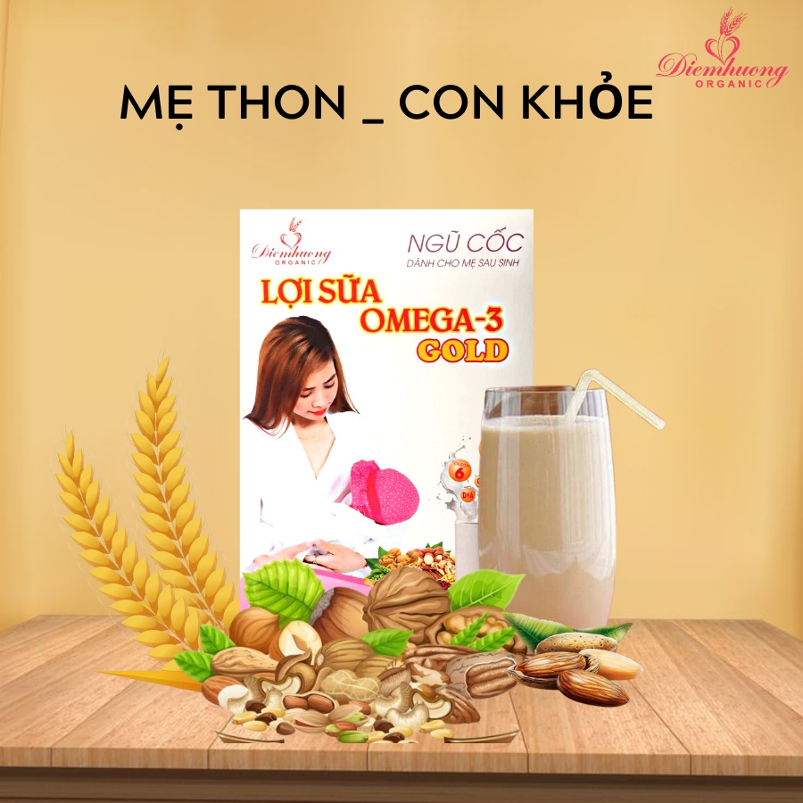 Ngũ Cốc Lợi Sữa Omega – 3 Gold – Diễm Hương