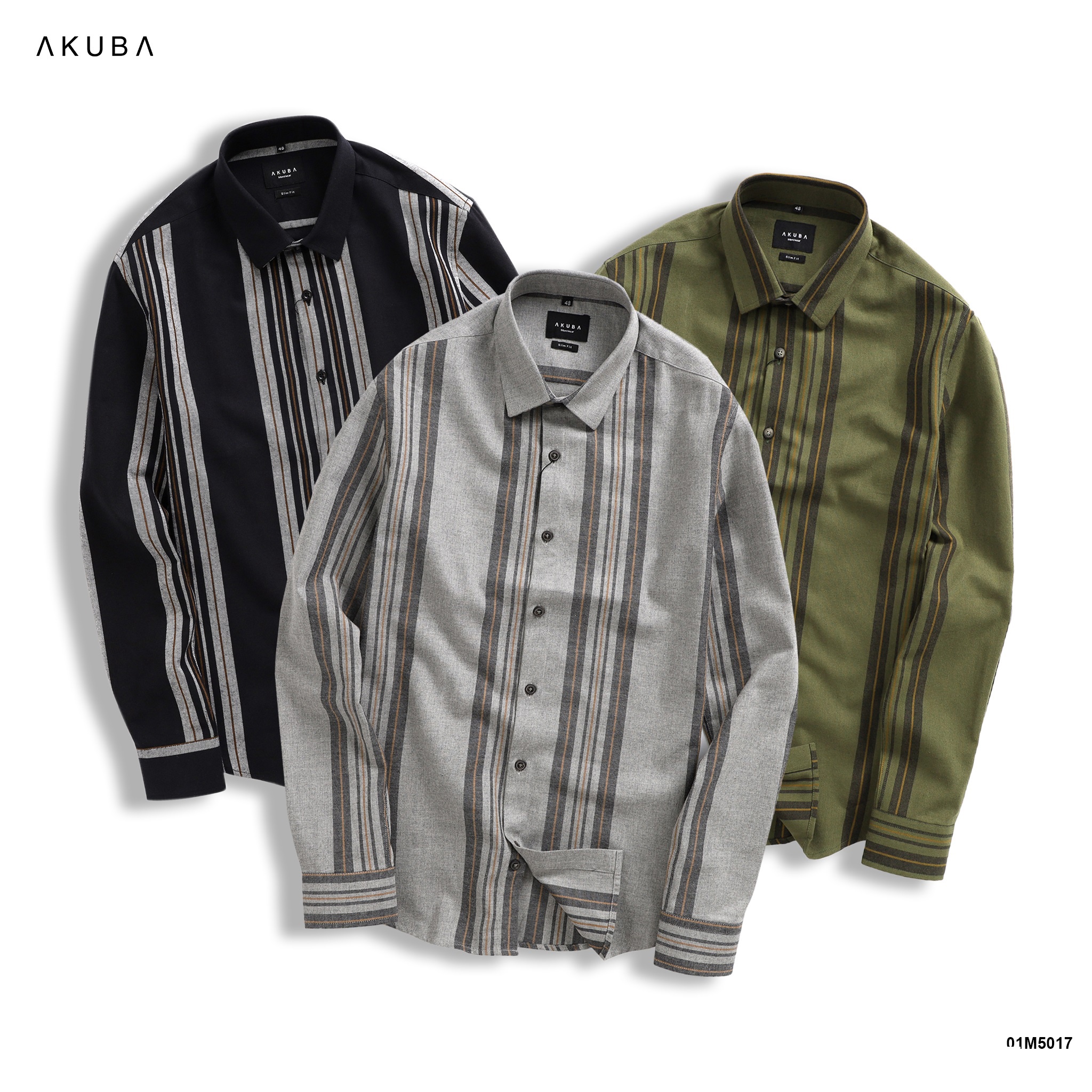 áo Sơ Mi Tay Dài 01m5017 – Akuba