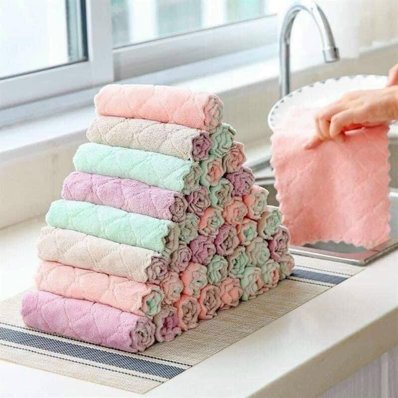 Khăn Lau Bếp đa Năng 2 Mặt – Su