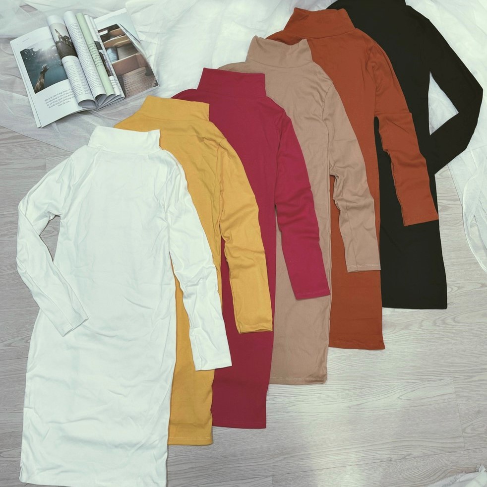 đầm Body Cổ Lọ Tay Dài – Lê Phương Boutique