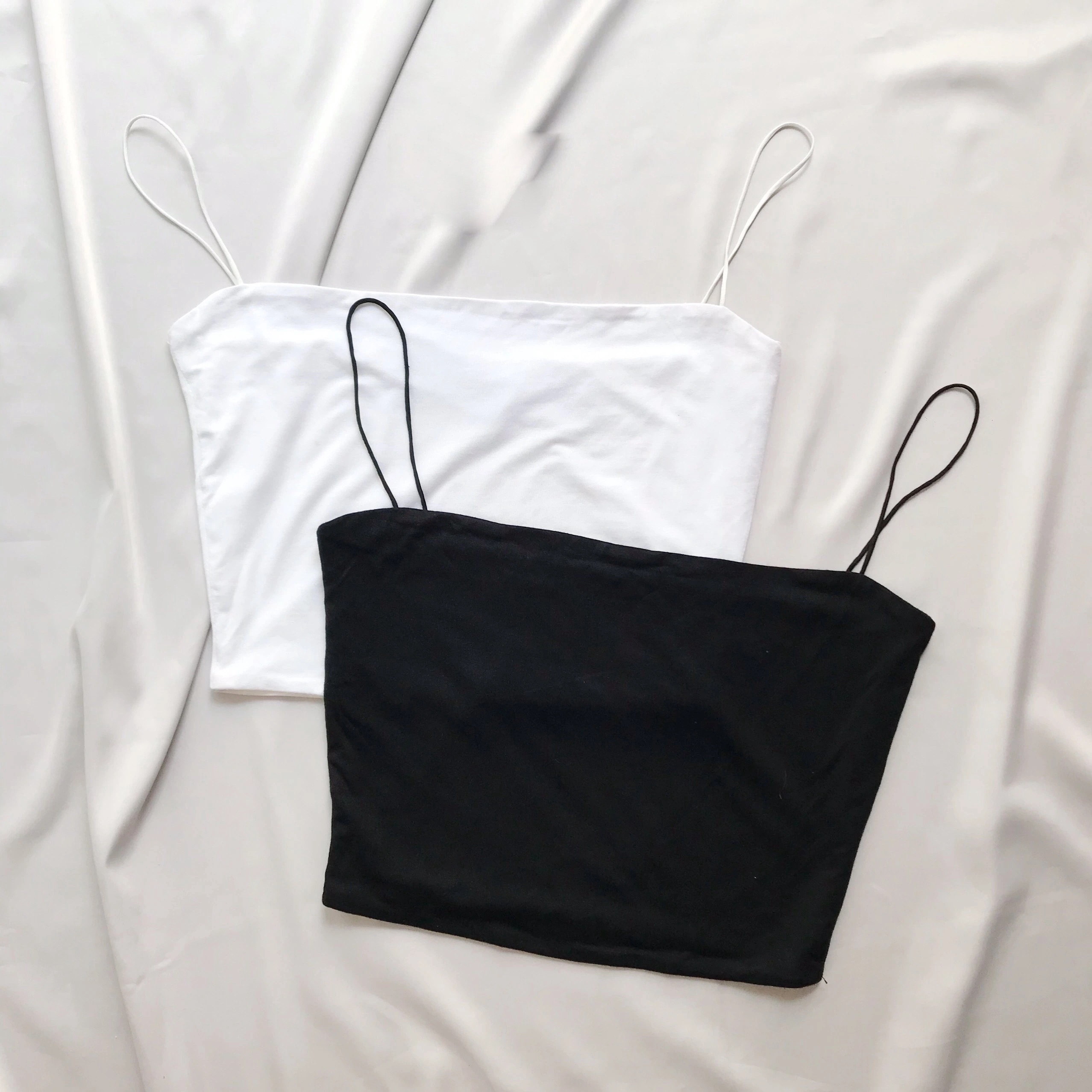 Combo 2 áo Croptop 2 Dây Sợi Bún – Diepchi Fashion
