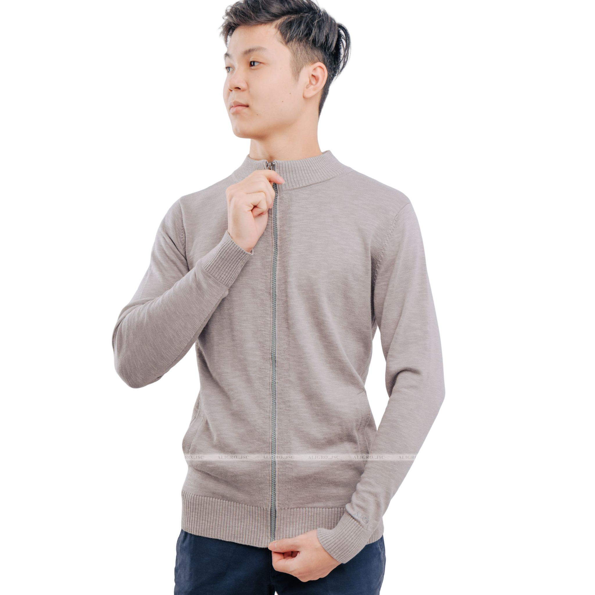 áo Khoác Len Mỏng Dài Tay Alend034 – Aligro