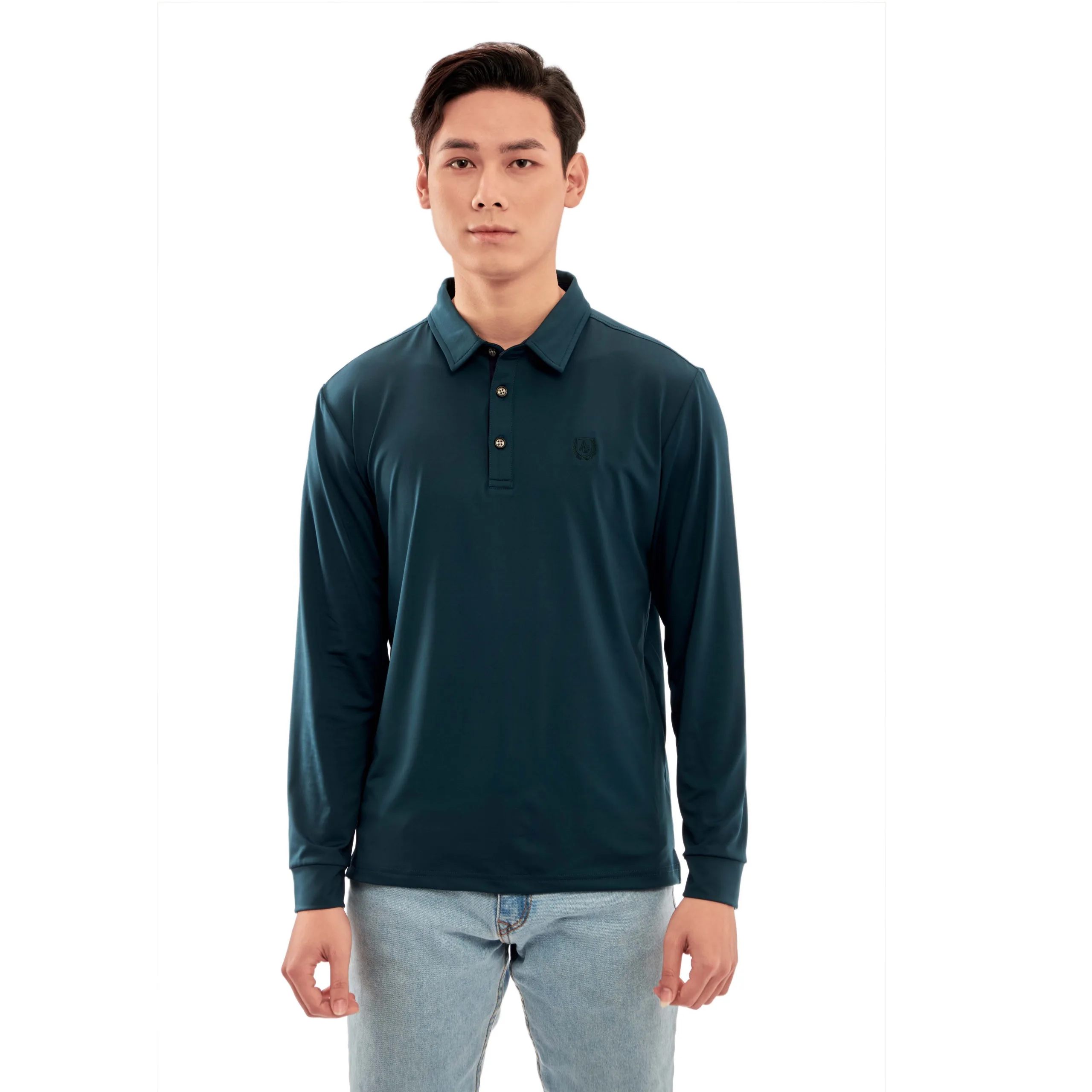 áo Phông Dài Tay Cổ Bẻ Algapd052 – Aligro