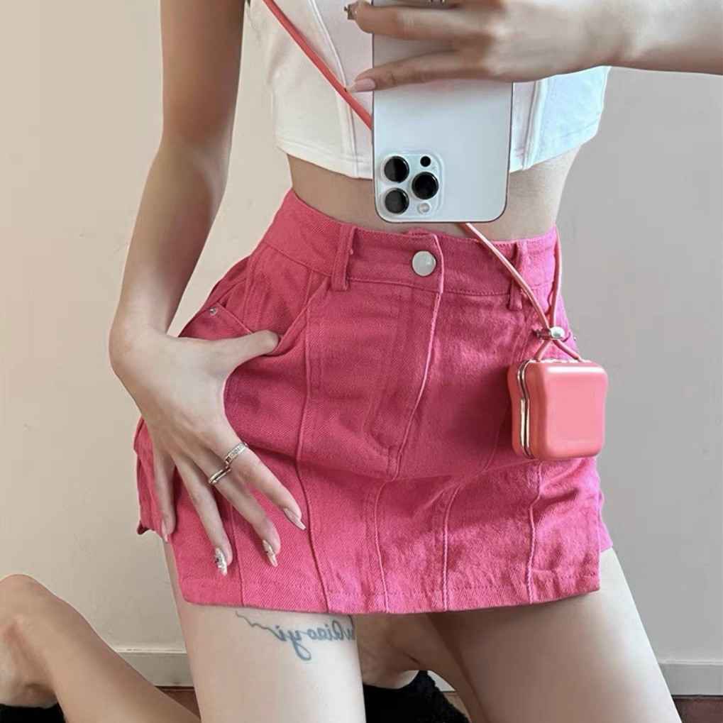 Chân Váy Kaki Xẻ Có Quần Trong – Lê Phương Boutique