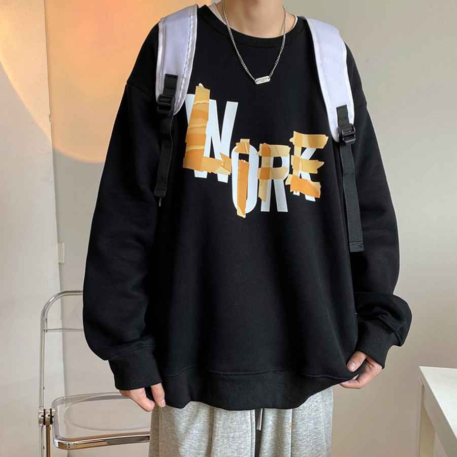 Sweater Life Work Nỉ Bông Cotton Form Rộng – Monster X Street