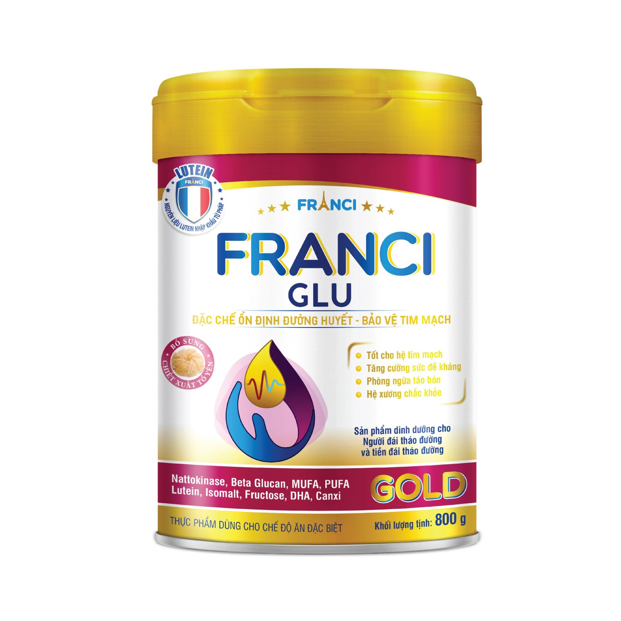 Sữa Bột Glu Gold 800g – Franci
