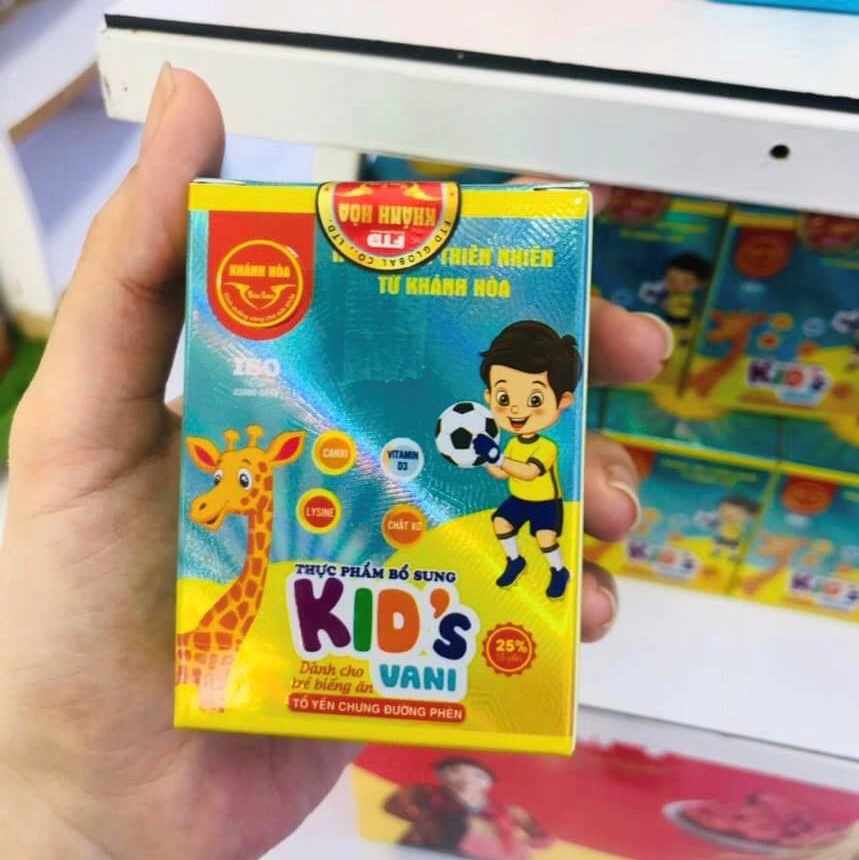 Tổ Yến Chưng đường Phèn Kids Vani 70ml – Khánh Hòa Yến Sào