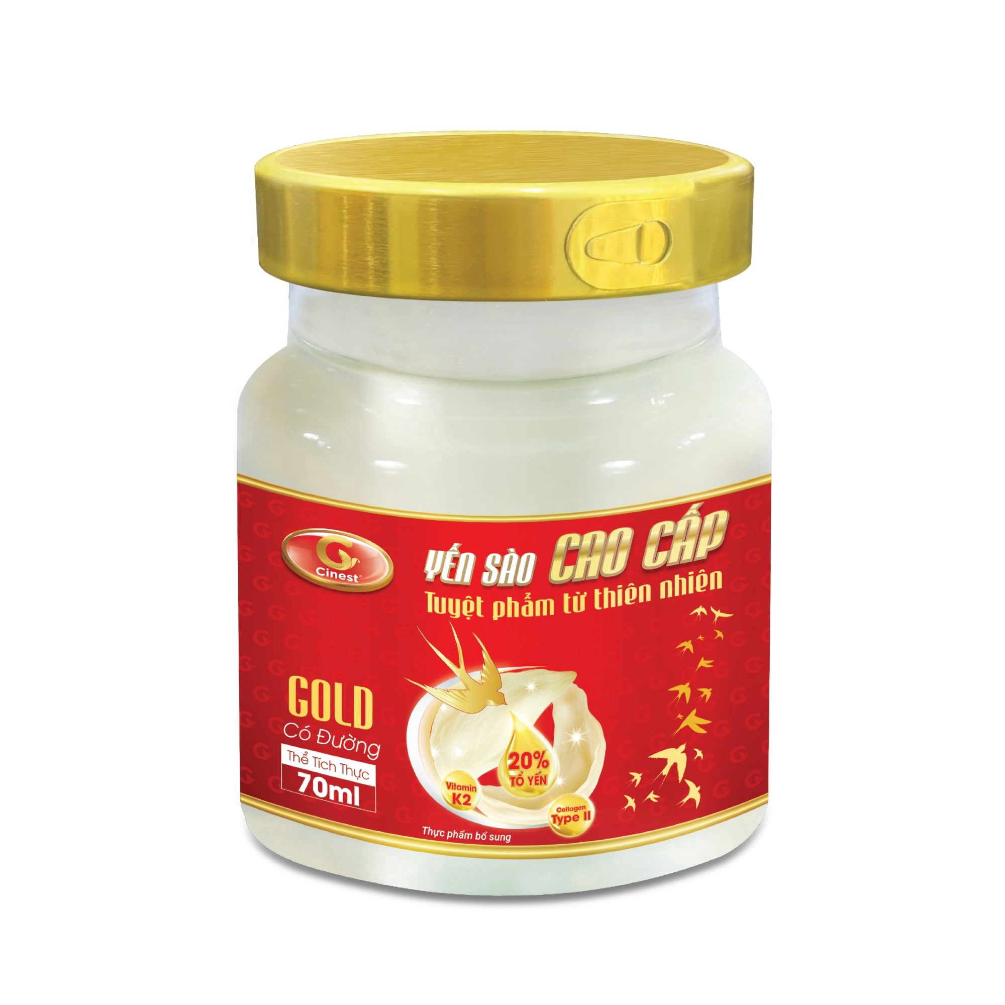 Yến Sào Cinest 20% Gold Có đường 70ml – Franci