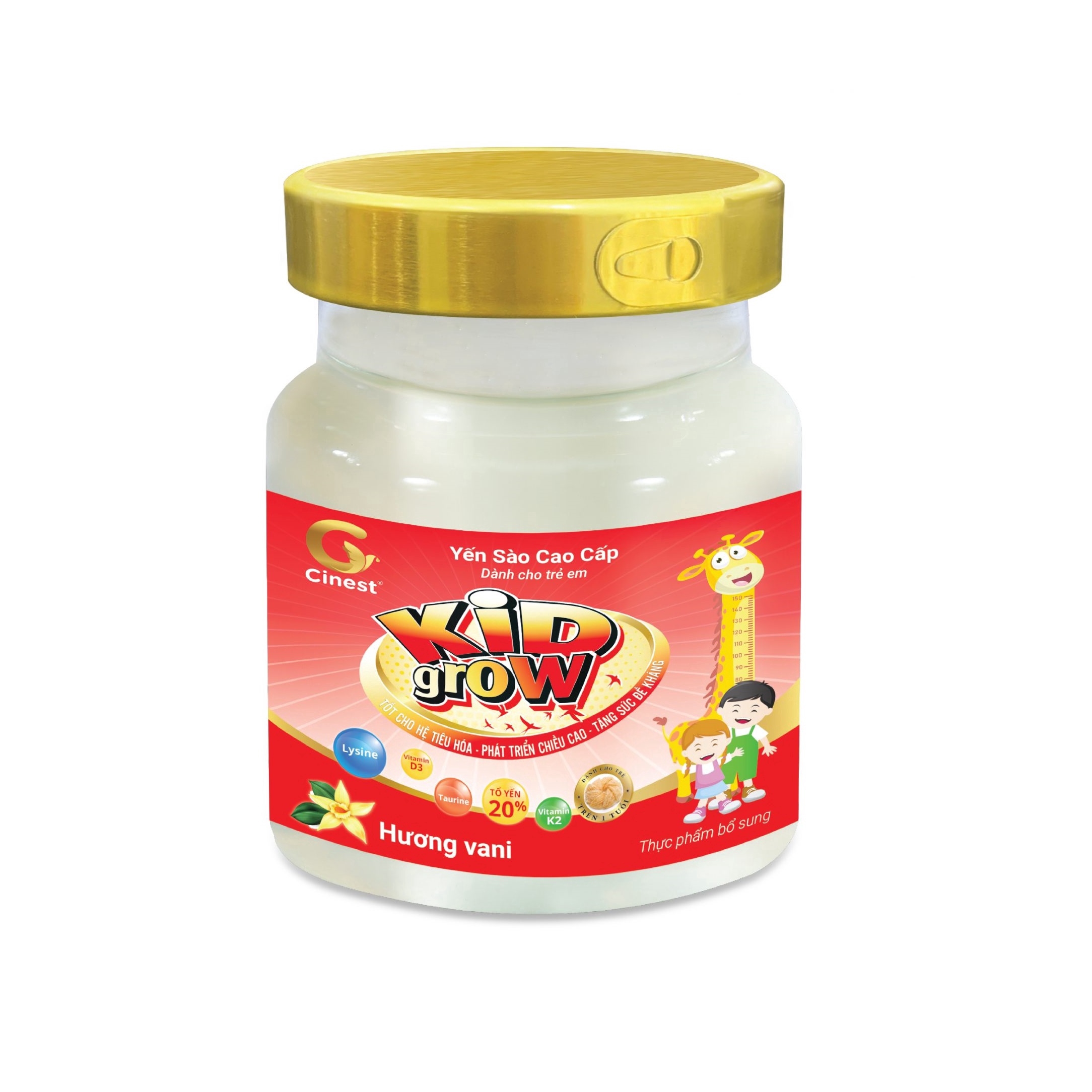 Yến Sào Cinest 20% Kid Grow Hương Vani 70ml – Franci