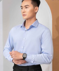 áo Sơ Mi Dài Tay Bamboo Phẩy Xanh – Aligro