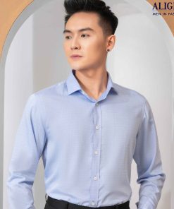 áo Sơ Mi Dài Tay Bamboo Phẩy Xanh – Aligro