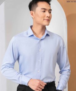áo Sơ Mi Dài Tay Bamboo Phẩy Xanh – Aligro