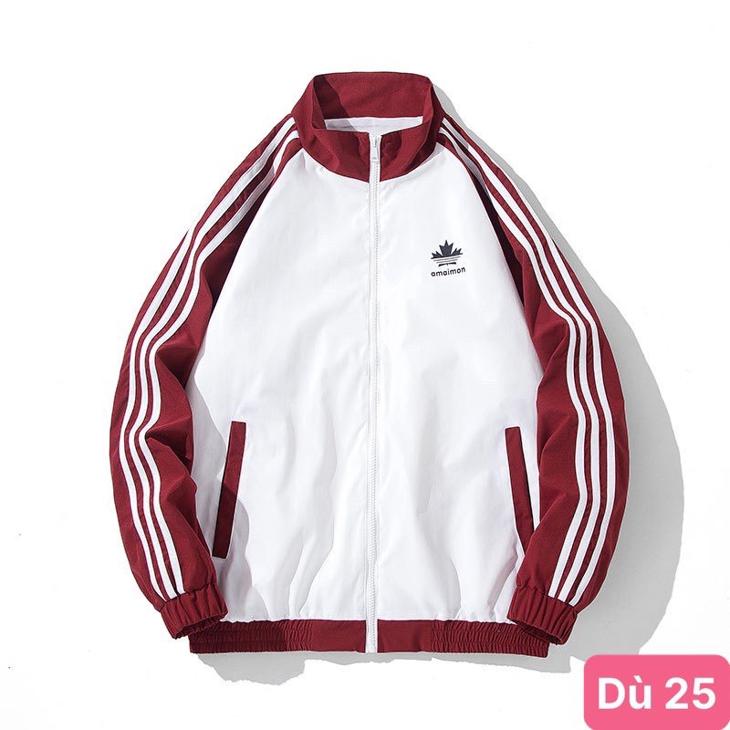 áo Khoác Dù Nam Nữ 3 Sọc Dáng From Bóng Chày Bomber – Htm Fashion