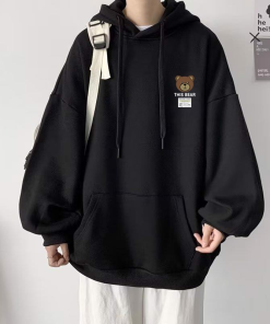 Hoodie This Bear Nỉ Bông Cotton Form Rộng Mũ To 2 Lớp – Monster X Street