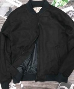 áo Khoác Nam Da Lộn Bomber Tay Bo Chun – Men’s Style