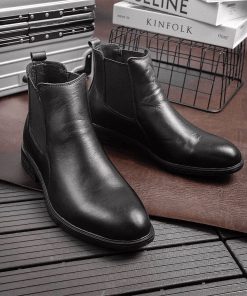 Giày Chealsea Boots Nam Cao Cổ đế 3cm Cb547 – Akito