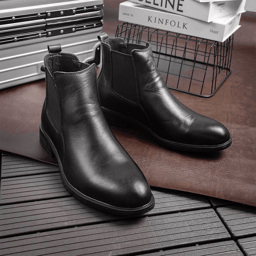 Giày Chealsea Boots Nam Cao Cổ đế 3cm Cb547 – Akito
