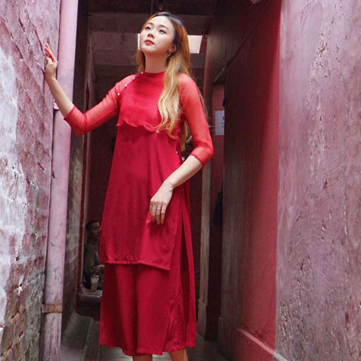 Set áo Dài Cách Tân Vn1922 – Vanass