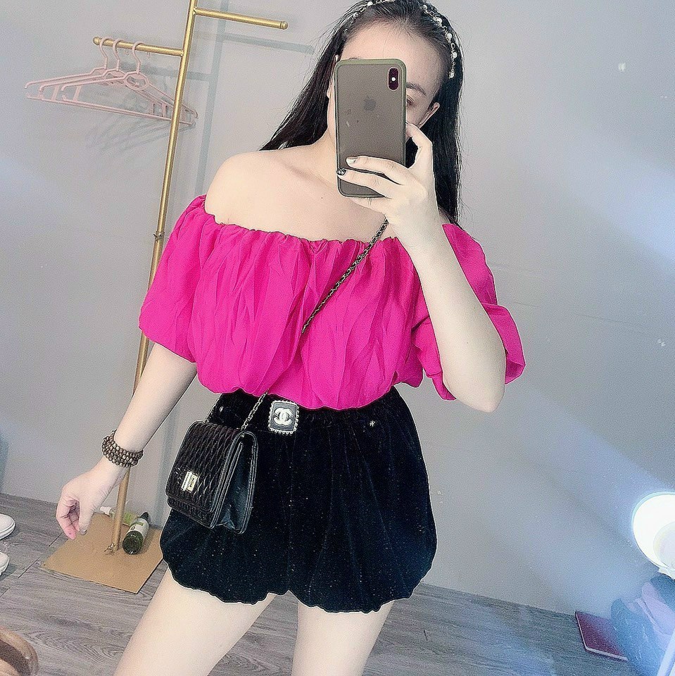 áo ống Bí Bẹt Vai Voan Xịn 2 Lớp – Lê Phương Boutique