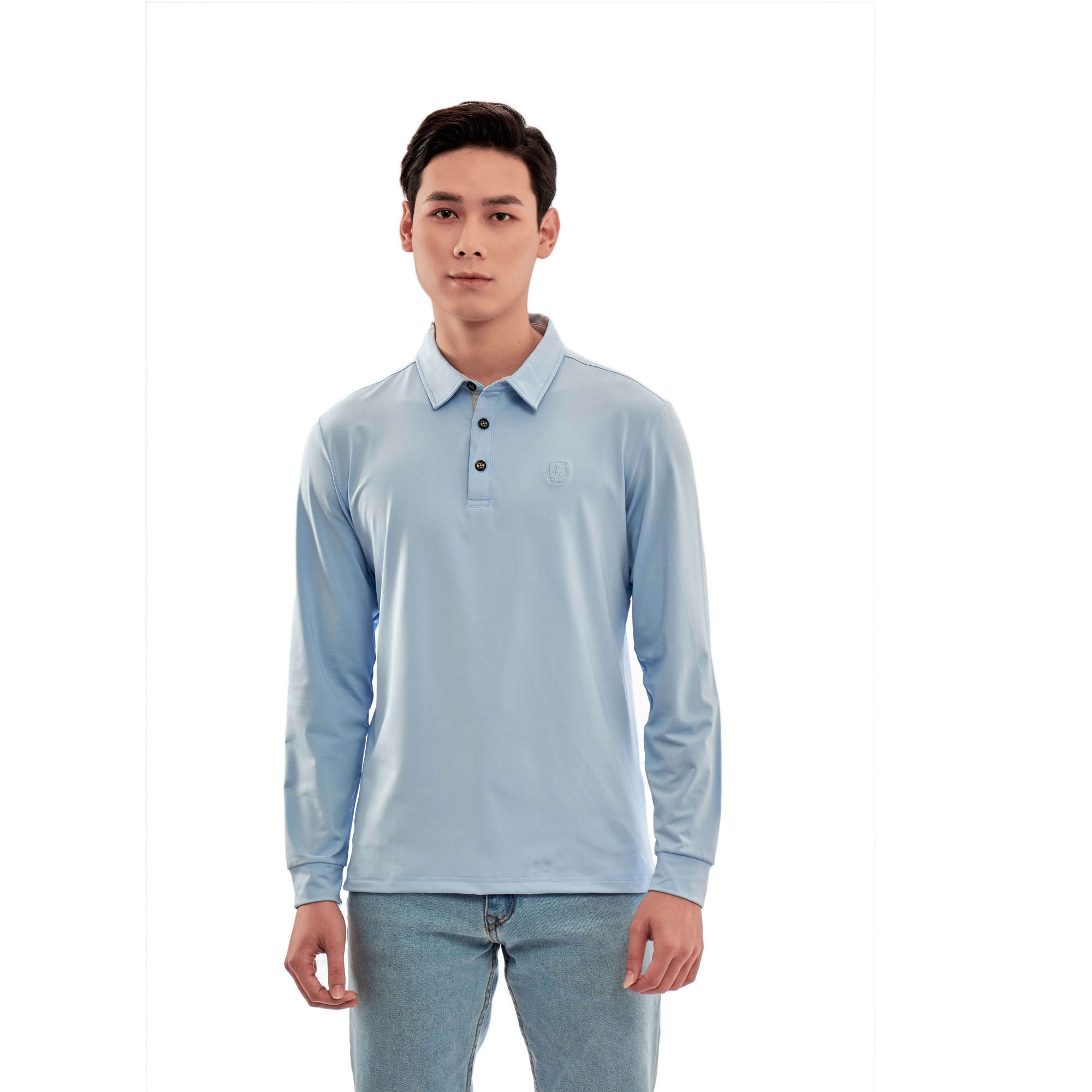 áo Phông Dài Tay Cổ Bẻ Algapd054 – Aligro