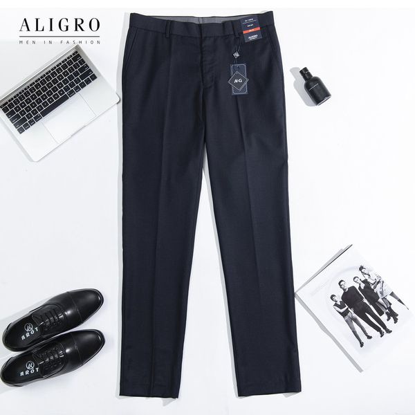 Quần âu Màu Navy Xương Cá Algo1033 – Aligro