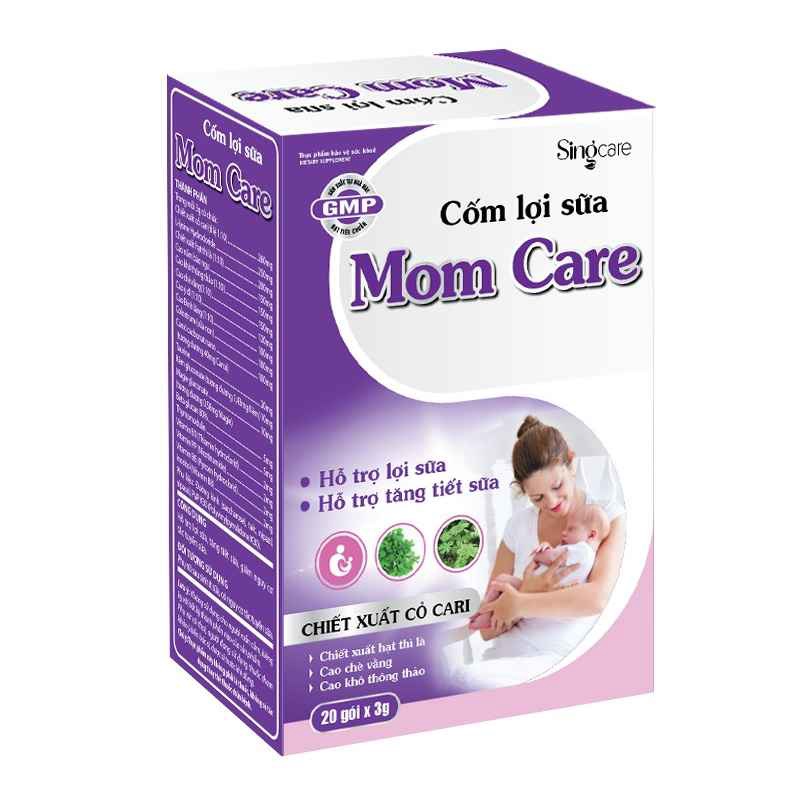 Cốm Lợi Sữa Mom Care Hổ Trợ Lợi Sữa, Tăng Tiết Sữa 30 Gói – Singcare