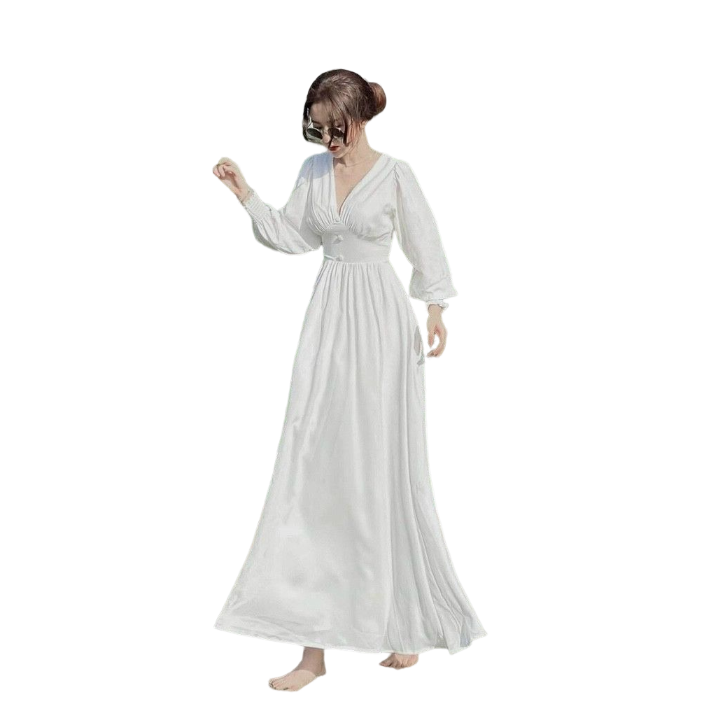 đầm Maxi Bánh Bèo Sang Trọng Tf125mx012 – Tosatan