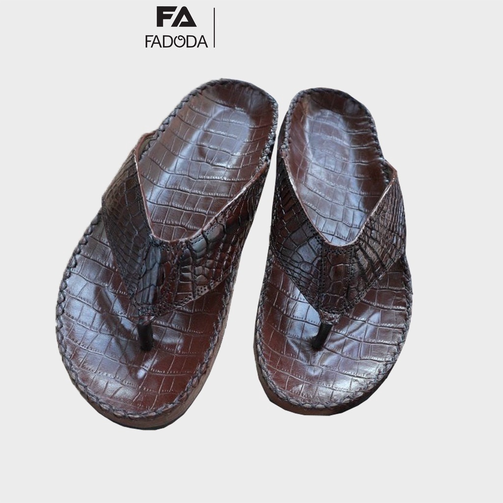 Dép Nam Da Cá Sấu Thật Fcd2 – Fadoda