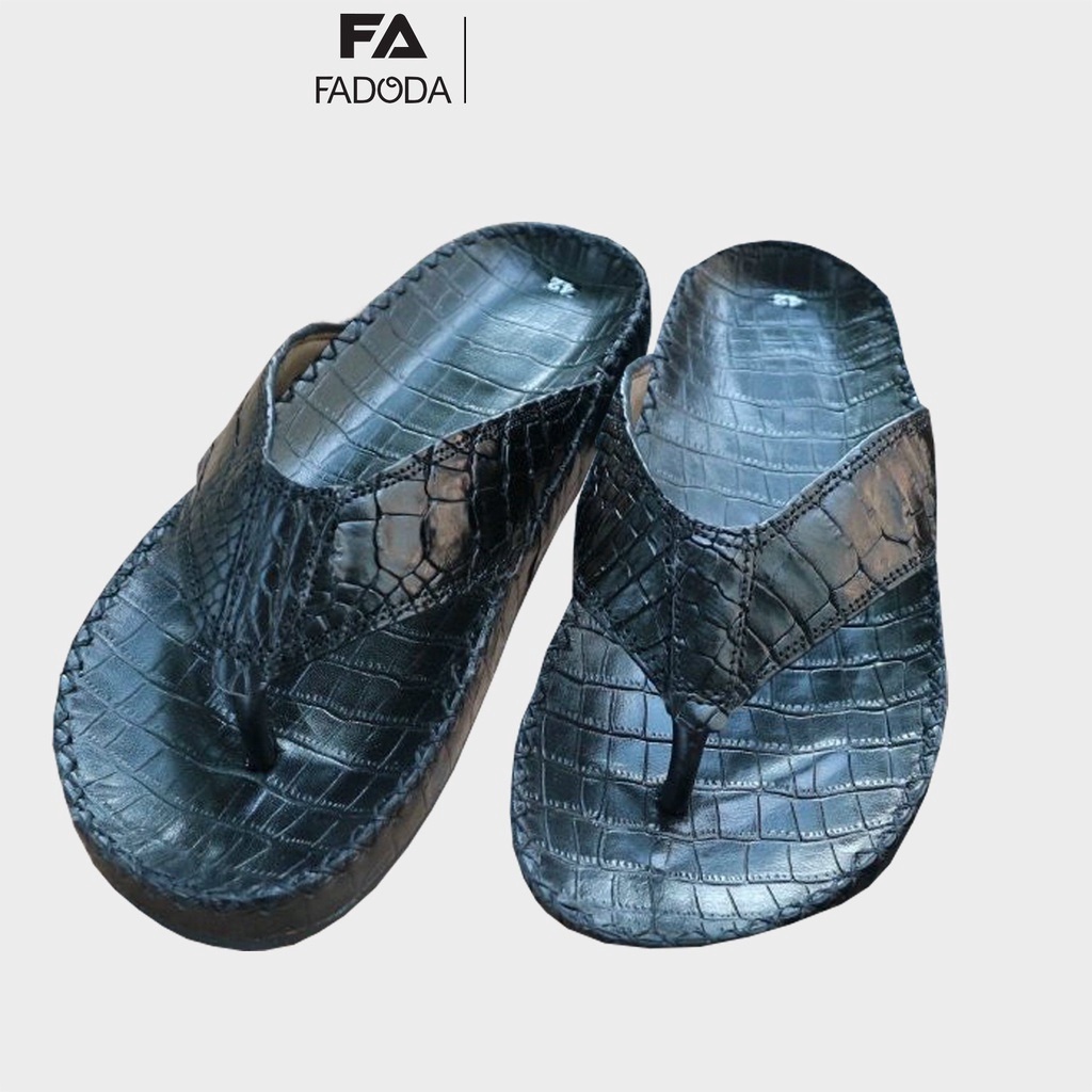 Dép Nam Da Cá Sấu Thật Fcd2 – Fadoda