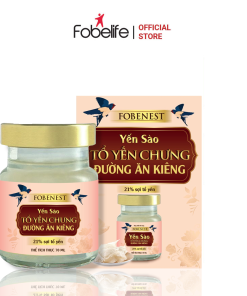 Yến Sào Fobenest đường ăn Kiêng 70ml 21% Sợi Tổ Yến – Fobelife